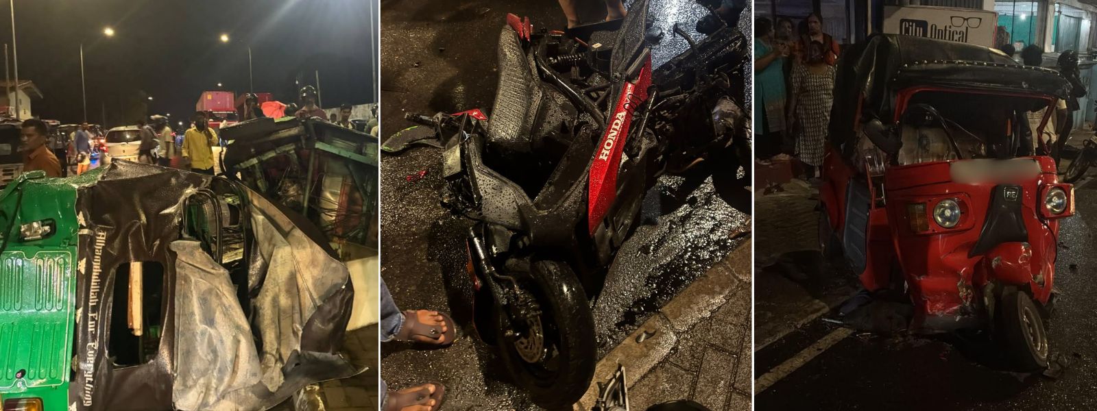 මට්ටක්කුලිය මාරක රිය අනතුරින් මියගිය සංඛ්‍යාව 3 දක්වා ඉහළට - 8ක් තවමත් රෝහලේ ප්‍රතිකාර